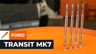 Como substituir no FORD TRANSIT MK7: velas de incandescência? [TUTORIAL DA AUTODOC]