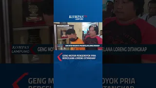 Geng Motor Pengeroyok Pria Bercelana Loreng Ditangkap