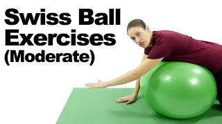 10 Best Swiss Ball Exercises (Moderate) - Ask Doctor Jo