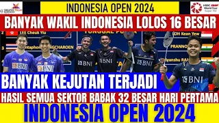 WOW BANYAK KEJUTAN HARI INI..!! Hasil Terlengkap Indonesia Open Hari ini..!!