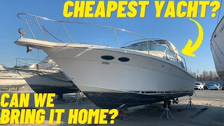 WE BOUGHT THE CHEAPEST YACHT IN THE WORLD!