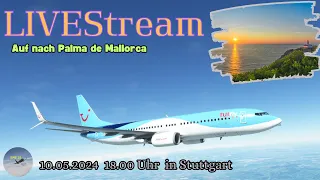 MSFS/Livestream/ Stuttgart nach Mallorca mit TUIfly PMDG 737 Server Norden