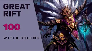 ДИАБЛО 3 ВП 100 КОЛДУН | DIABLO 3 GREAT RIFT LVL 100 WITCH DOCTOR