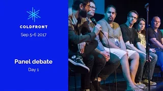 ColdFront17 • Panel debate: Day 1