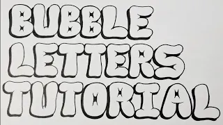 Basic How To Bubble Letters Tutorial