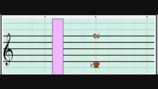 A Link to the Past Overworld Theme on Mario Paint Composer