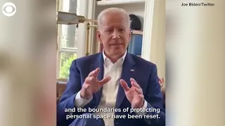 VIDEO: Joe Biden says he will be more mindful of personal space