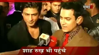 SRK, Aamir together for 3 Idiots premiere