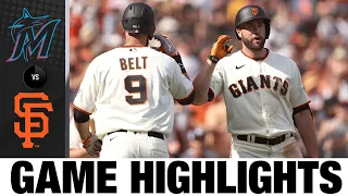 Marlins vs. Giants Game Highlights (4/8/22) | MLB Highlights