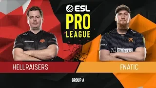 CS:GO - Fnatic vs. HellRaisers [Train] Map 3 - Group A - ESL Pro League Season 9 Europe