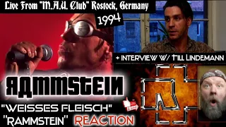 Rammstein - "Weisses Fleisch, Rammstein" Live M.A.U. Club, Rostock, Germany (REACTION)