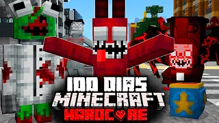 Sobreviví 100 días En Un Apocalipsis de JUEGOS DE TERROR En Minecraft HARDCORE... Esto sucedió