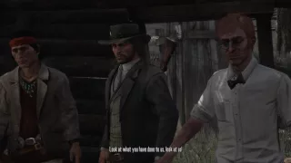 Red Dead Redemption - For Purely Scientific Reasons: Meeting: Nastas Killed By Dutch's Gang Cutscene