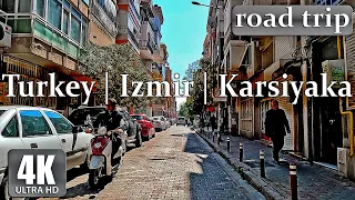 Driving in Turkey | 4K - HDR  60 fps | Karsiyaka | Izmir 🇹🇷