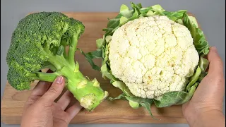 A friend from Spain taught me how to prepare broccoli and cauliflower so delicious!