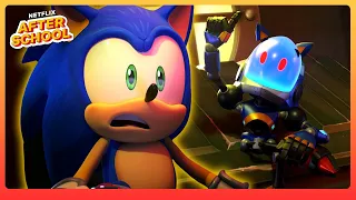 Chaos Sonic Being Chaotic for +3 Minutes Straight 🌀🤖 Sonic Prime | Netflix After School