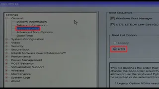 Legacy Boot Mode - Secure Boot Mode - Windows Booting Problems - Dell Optiplex 9020