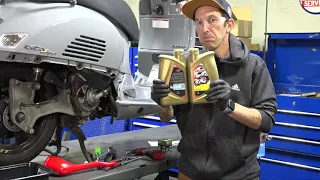 How to Change the Oil on a Vespa GTS HPE Scooter