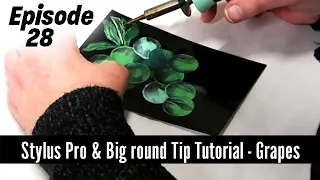 Encaustic Art How to Paint Grapes - Encaustic Stylus Pro Tutorial