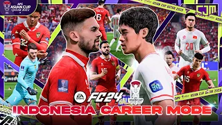 AFC Asian Cup | Indonesia vs Vietnam! Laga Wajib Menang Fase Grup | FC 24 Indonesia Career Mode