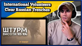 International Volunteers clear Russian trenches - Marine reacts @ButusovPlus
