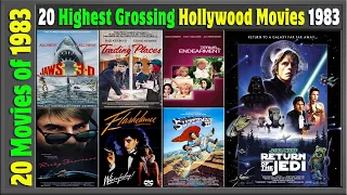 Top 20 Hollywood Movies Of 1983 | Hit or Flop | 1983 की बेहतरीन फिल्में | with Box Office Collection