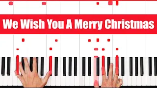 We Wish You A Merry Christmas Piano Tutorial Melody Included