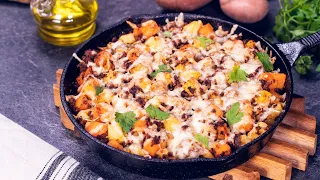 Meat and Potato Skillet - Budget-friendly One-Pan potato dish that will please the whole family