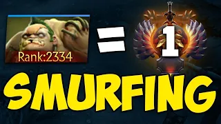 What HAPPENS when TOP 1 MMR smurfs in Dota 2