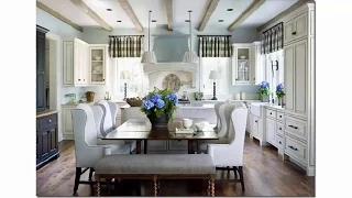 Ideas de diseño banquette de cocina para casa grande