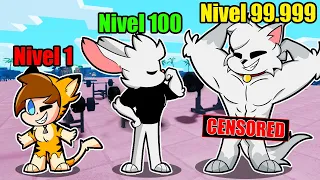 ¡Nos CONVERTIMOS en los MÁS FUERTES de ROBLOX! 💪🥵 ROBLOX GIMNASIO con ALEXY y RABBITO