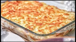 Chicken and  Potatoes Bake with Bechamel Sauce