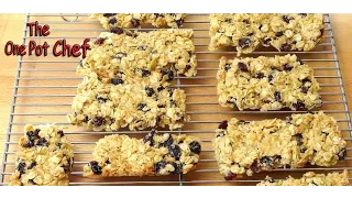 Home Made Muesli / Granola Bars | One Pot Chef