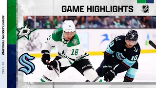 Stars @ Kraken 3/13 | NHL Highlights 2023