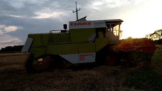 Claas Dominator 86 2018 Engine sound