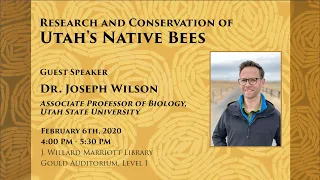 Research and Conservation of Utah's Native Bees