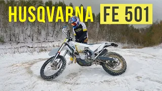 Самый мощный эндуро мотоцикл - HUSQVARNA FE501 2022