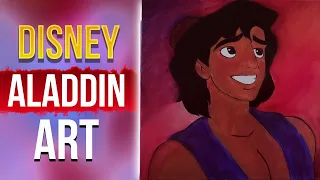 Disney Oil Painting || Aladdin