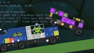 Bad piggies - Police chasing Hot rod