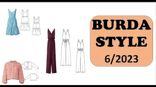 Burda Style 6/2023 Technical Drawings Full Line