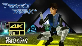 PERFECT DARK 4K Gameplay (Xbox One X Enhanced) @ ᵁᴴᴰ ✔