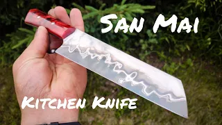 Forging a San Mai Kitchen Knife