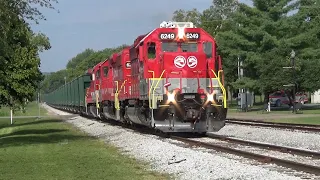 RJC SD40-2 6249 w/ Nice P5 Leads Rock Train NE01 on 8/15/22 (Part 2)
