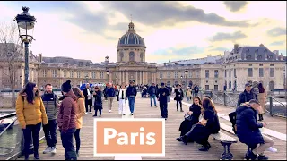 Paris France, HDR walking in Paris - February 11, 2023 - 4K HDR 60 fps