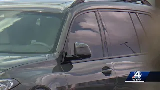 Victim of car break-in speaks, one of several cars broken into Tuesday