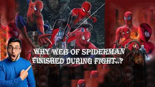 Why Web of Spiderman Finished During Fight..?🤯| #shorts #avengers#marvel #spiderman#trendingshorts