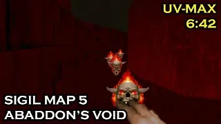 Doom: Sigil Map 5 "Abaddon's Void" UV-Max in 6:42