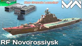 RF Novorossiysk - Using New Grenade Launcher A-215 Grad M (122mm) - Modern Warships