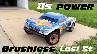 BRUSHLESS 8s POWERED LOSI 5T