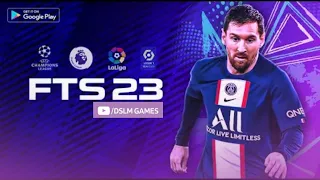 FTS 23 mod FIFA, com gráficos FHD,  multiplacares,  novas ligas, 100% atualizado, narração Espanhol